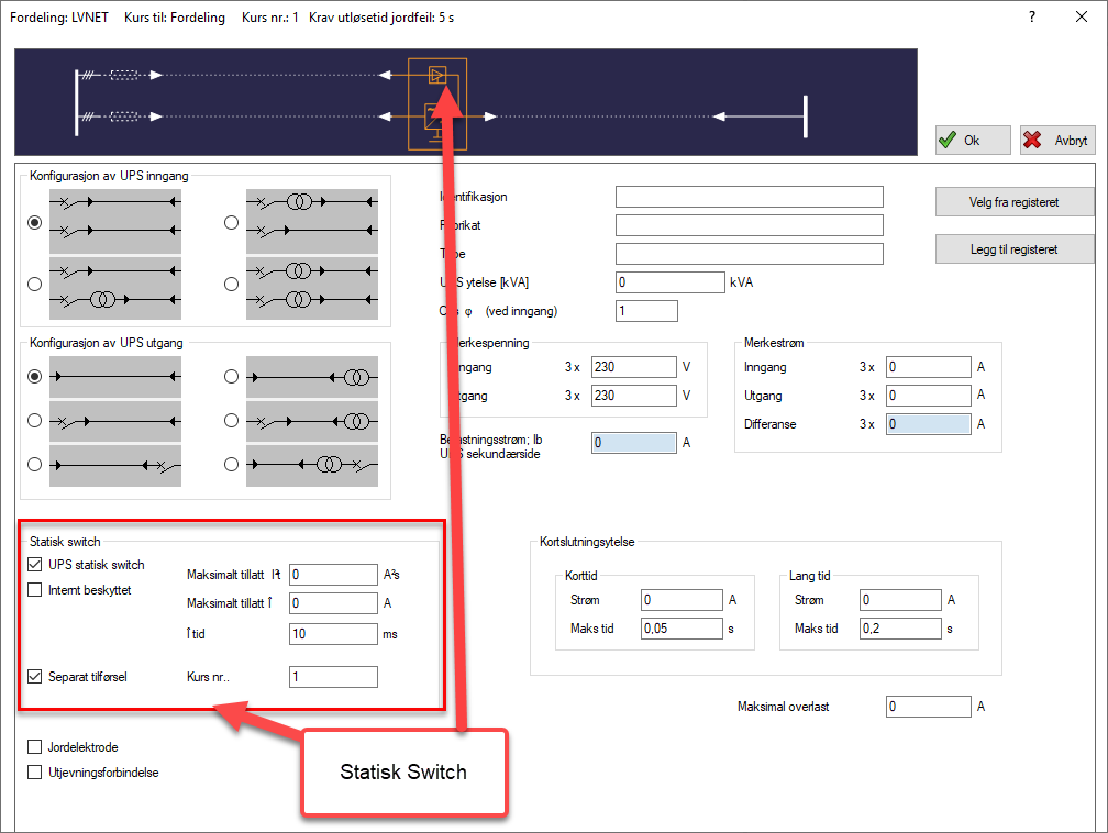 UPS Statisk Switch