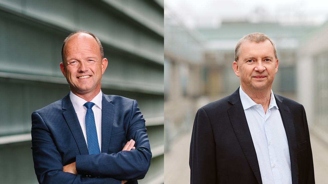 Ole Erik Almlid, administrerende direktør i NHO og Ove Guttormsen, administrerende direktør i NHO Elektro går sammen for å løfte fram verdien av datasenter i Norge.